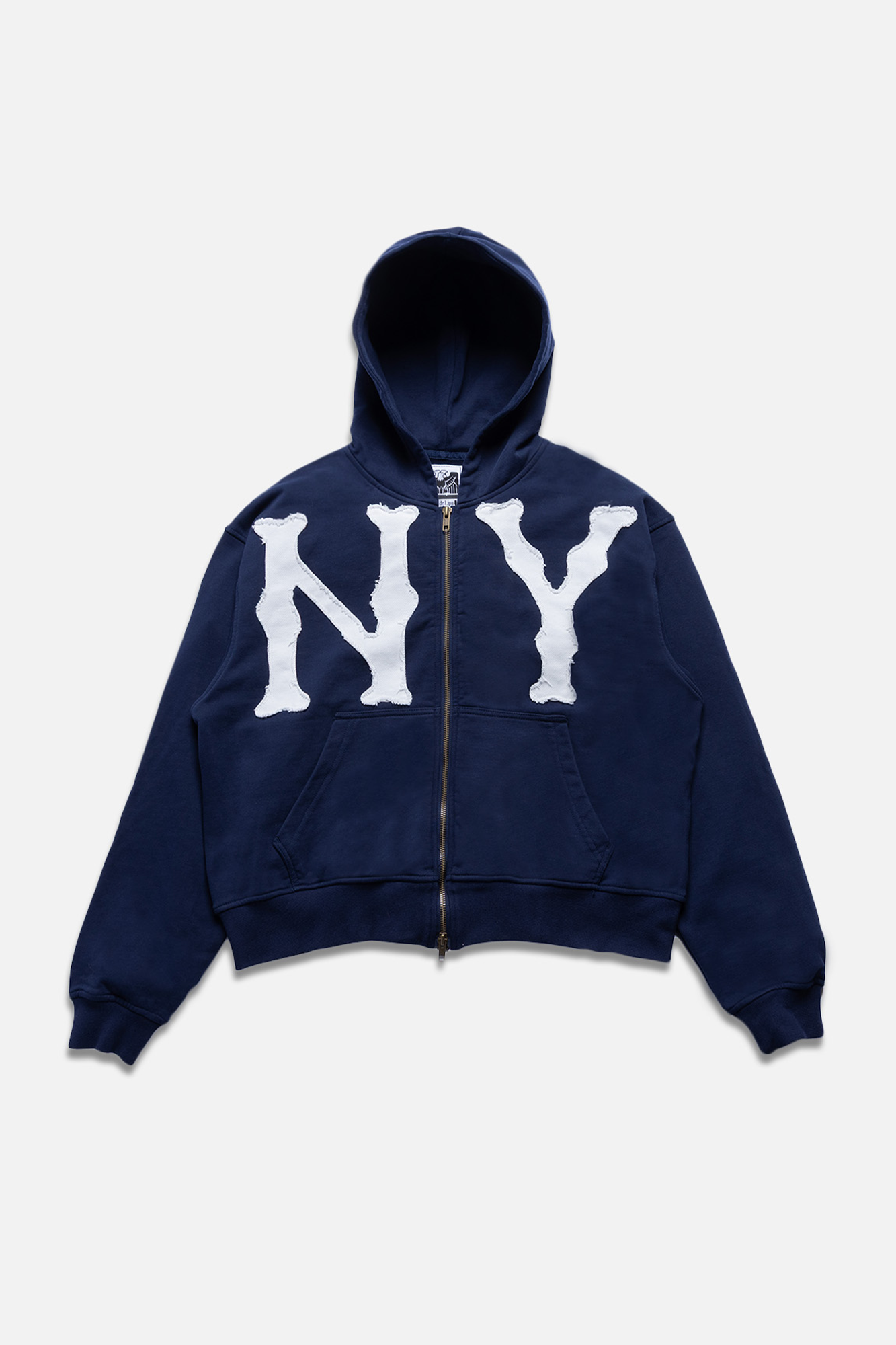トップス casa.de.lipa NY zip hoodie NAVY NY HOODIE – casa de lipa