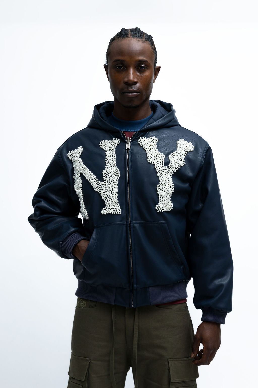 LEATHER PEARL NY JACKET – casa de lipa